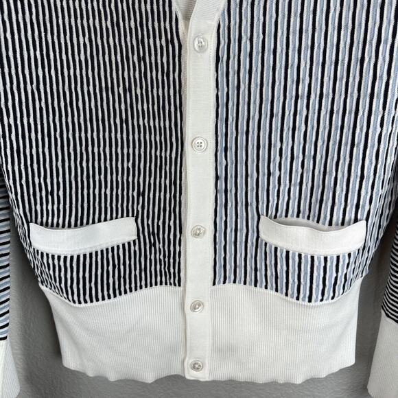 Brooks Brothers Black Fleece Mens Button Cardigan Sweater Size BB2 M Cotton - Picture 5 of 7